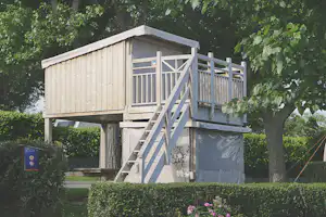 Camping Ametza - Baumhaus zur Miete auf dem Campingplatz