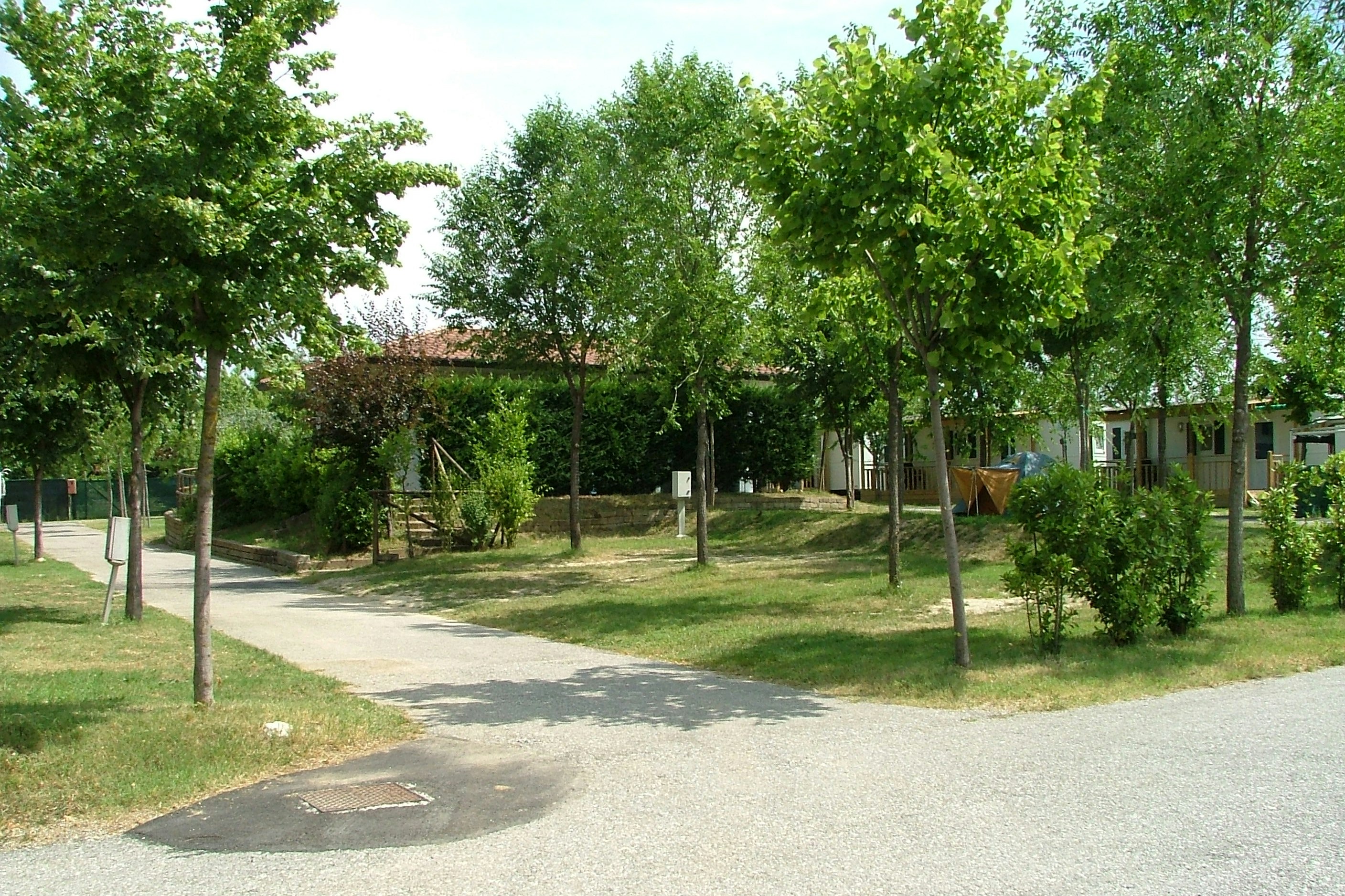 Camping Amici di Lazise - Mobilheimbereich auf dem Campingplatz 