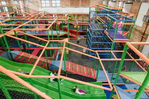 Camping an der Oder - Indoorspielplatz für Kinder auf dem Campingplatz