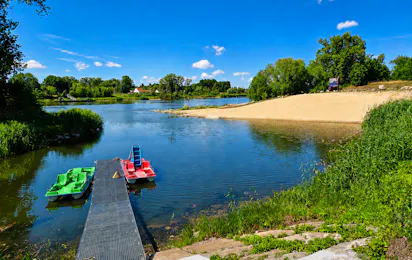 Camping an der Oder
