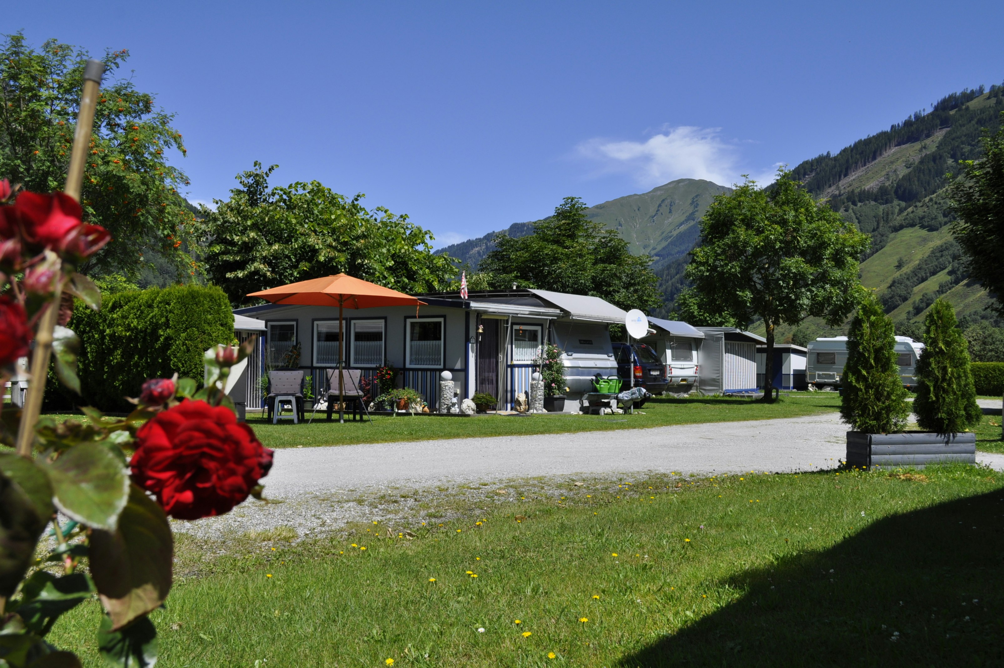 Nationalpark Camping Andrelwirt - Standplätze auf dem Campingplatz