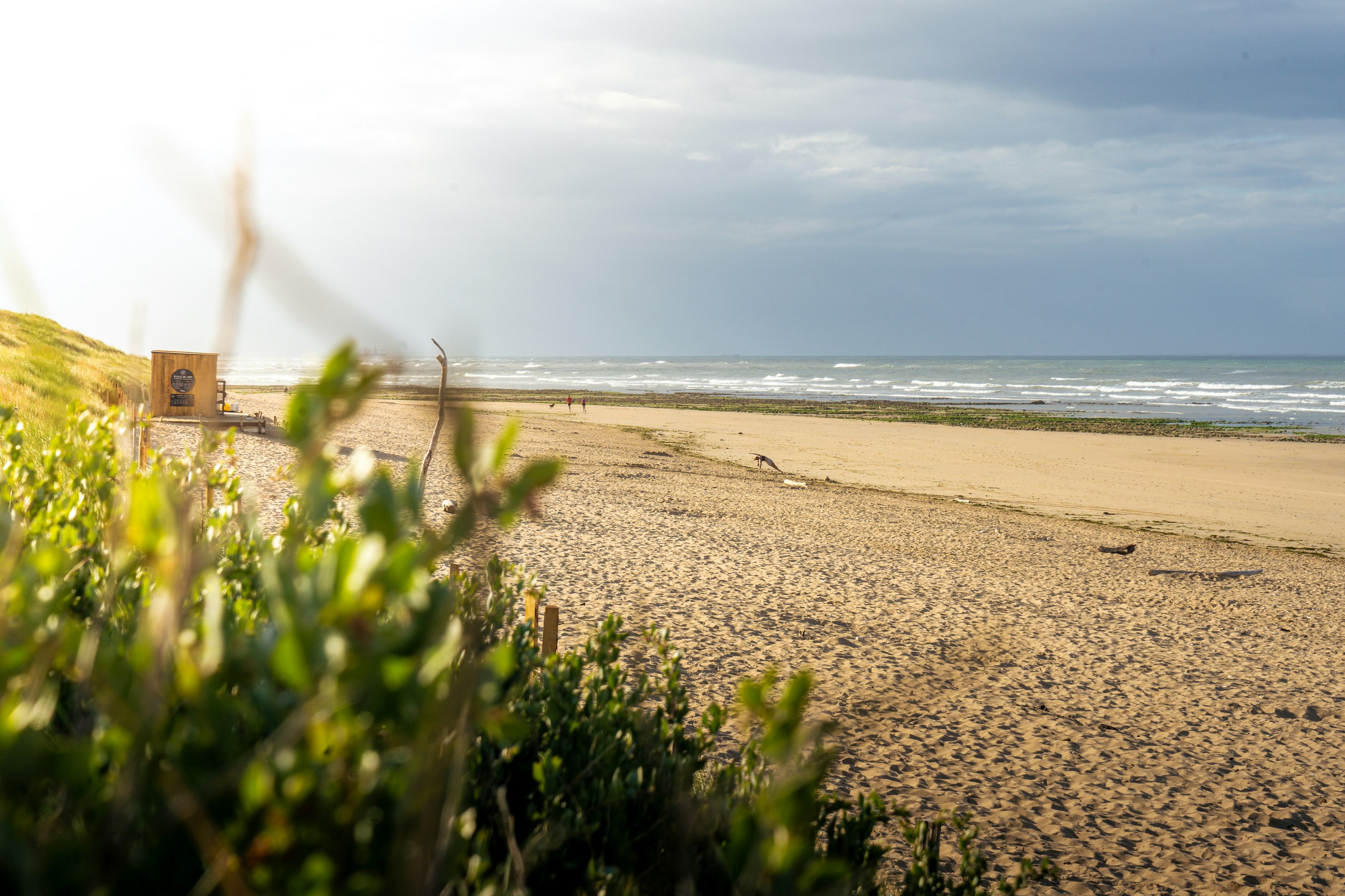 Camping APV - Antioche  Camping Antioche - Blick auf den Badestrand am Campingplatz