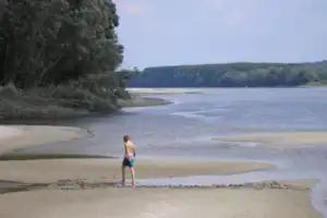 Camping Apatin Budžak - mit blick auf den See