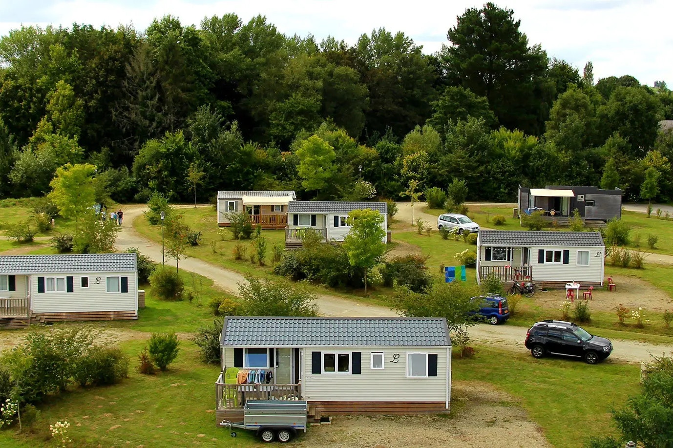 Camping Aquarev  - Mobilheime auf dem Campingplatz
