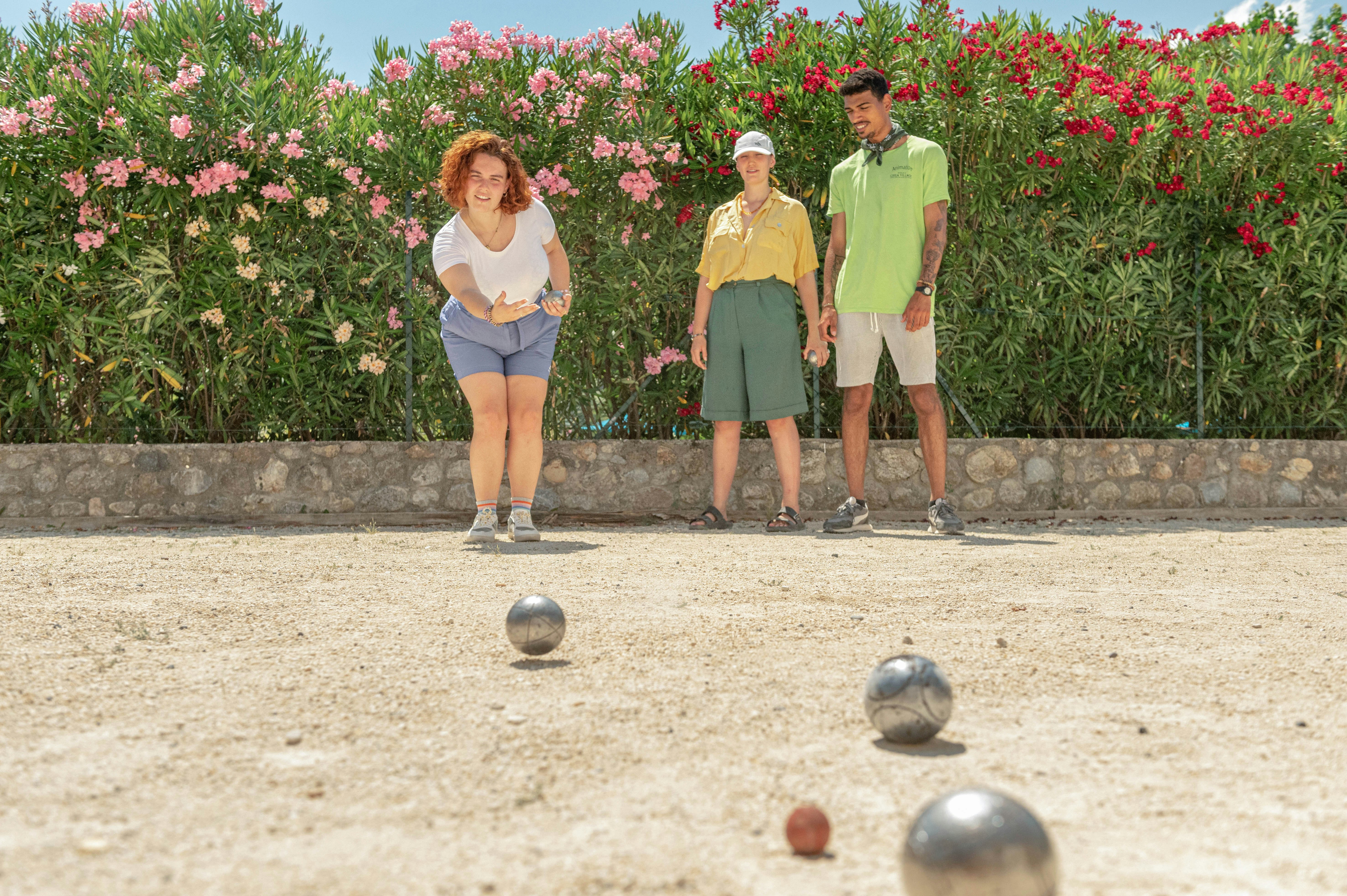 Camping Arc en Ciel - Pétanque-Feld auf dem Campingplatz