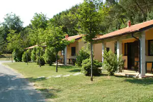 Camping Arizona - Mobilheime vom Campingplatz mit Veranda