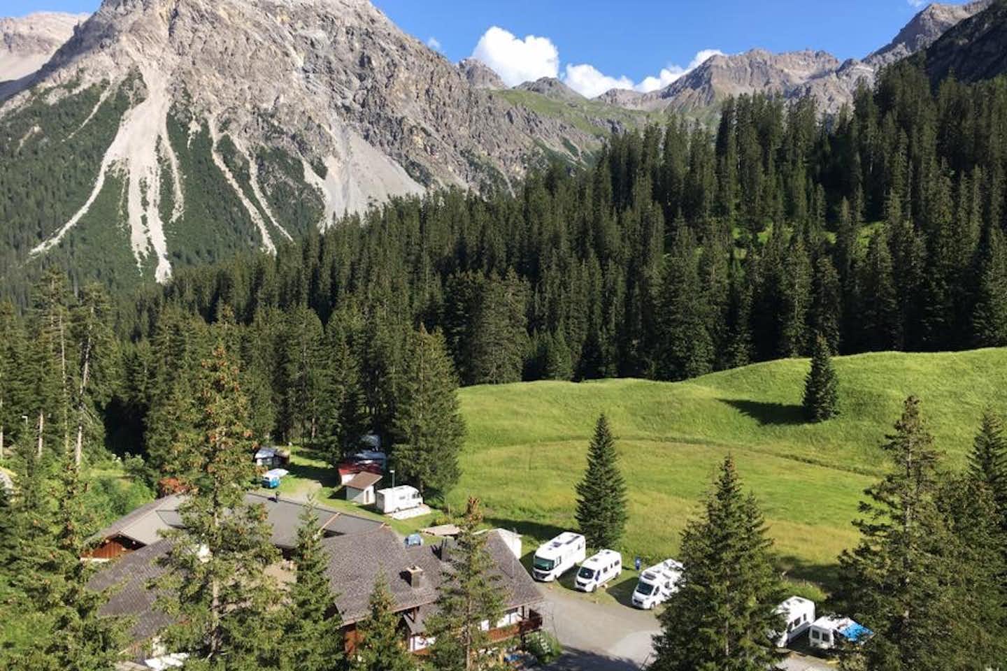 Camping Arosa  -  Campingplatz in den Alpen