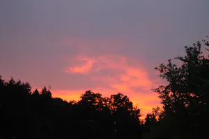Camping Askehøj - Sonnenuntergang auf dem Campingplatz