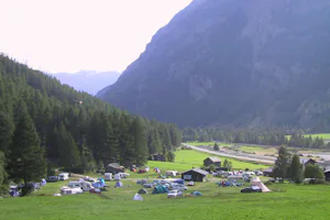 Camping Attermenzen - Übersicht auf das gesamte Campingplatz Gelände