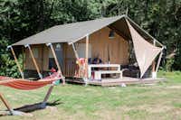 Camping Au Clos de la Chaume - Safari Zelt auf dem Campingplatz