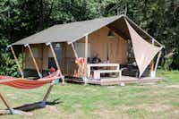 Camping Au Clos de la Chaume - Safari Zelt auf dem Campingplatz