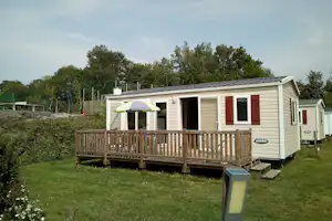 Camping Au Gré des Vents - Mobilheim mit Terrasse