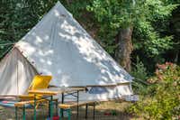 Sites et Paysages Au Gré des Vents - Tipi-Zelte im Grünen auf dem Campingplatz
