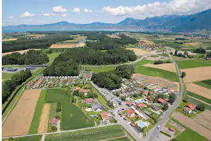 Camping Au Grand-Bois - Vogelperspektive des Campingplatzes