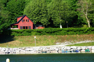Camping Au Pré du Lac - Chalet mit Blick auf dem See