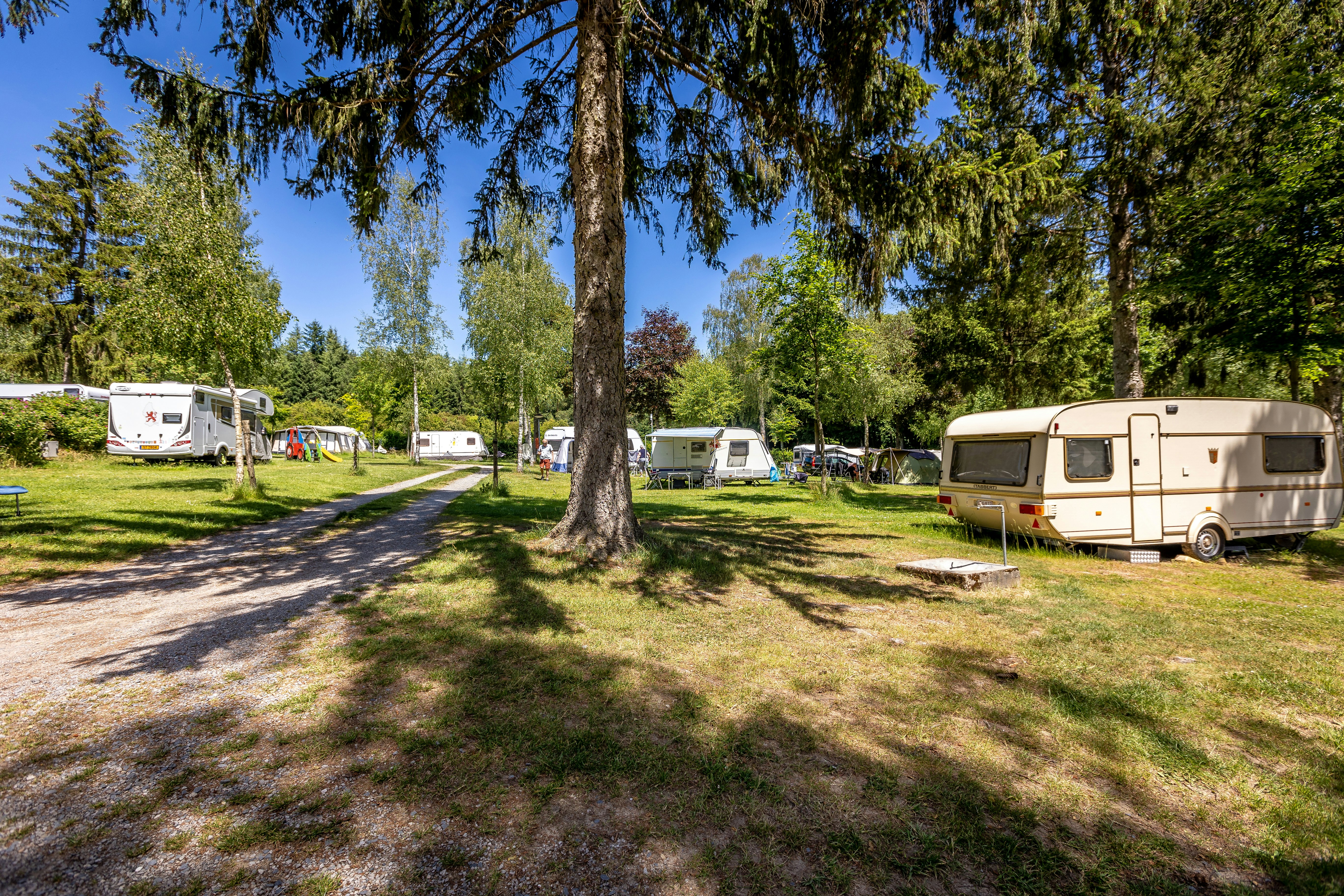 Camping auf Kengert - Stellplätze auf der Wiese