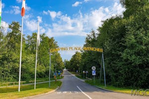 Camping Avenches Plage - Eingang des Campingplatzes