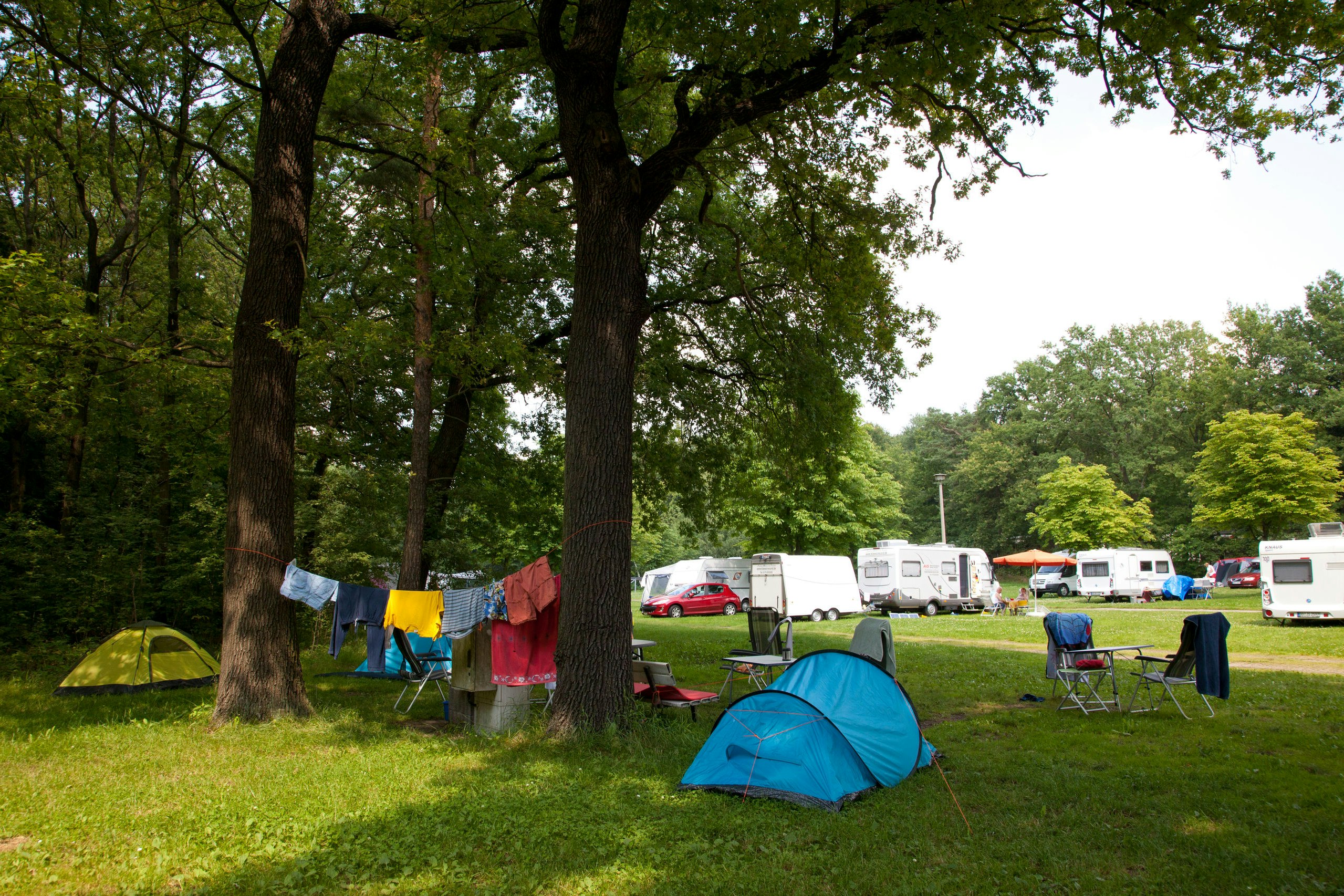 Camping Bad Sonnenland - Zeltplätze auf dem Campingplatz