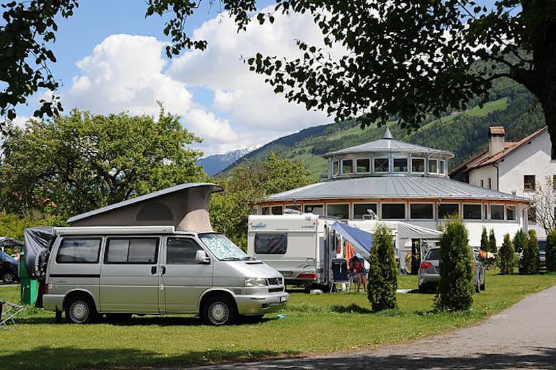 Camping Badlerhof  -  Stellplatz vom Campingplatz im Grünen