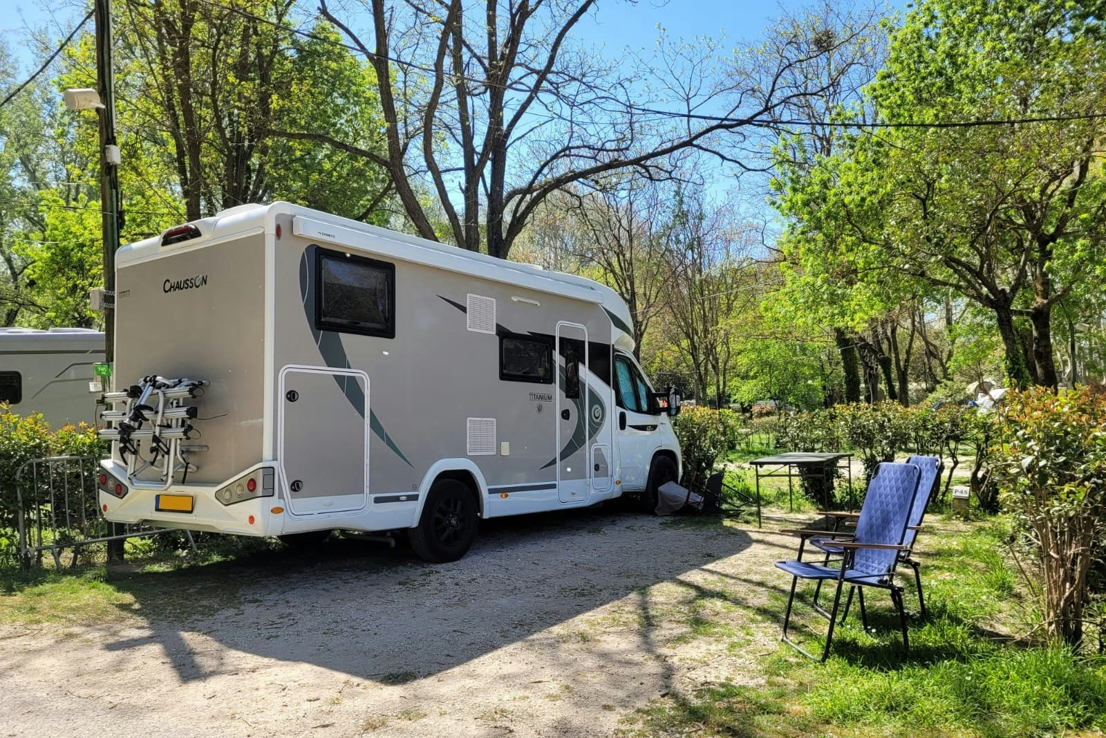 Camping Bagatelle Standplatz auf dem Campingplatz
