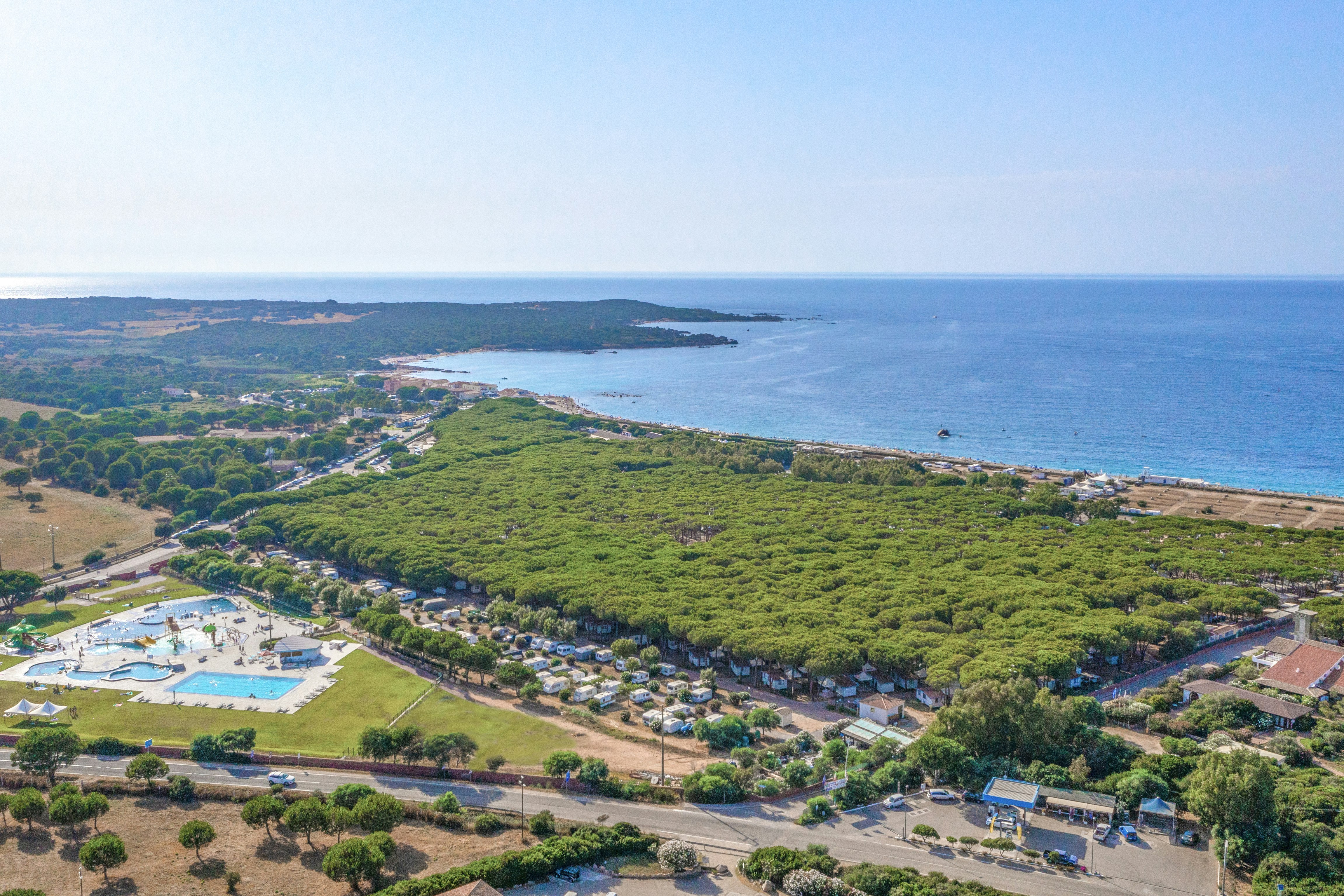 Camping Village Baia Blu la Tortuga  - Campingplatz aus der Vogelperspektive