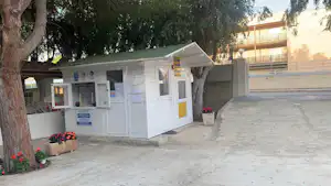Camping Baia del Sole - Rezeption auf dem Campingplatz