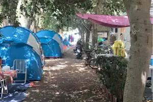 Camping Baia del Sole - Wohnmobil- und Wohnwagenstellplätze im Schatten der Bäume