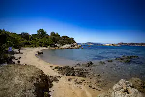 Camping Baia Saraceno - Blick auf den Strand vom Campingplatz