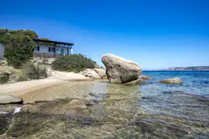 Camping Baia Saraceno - Direkter Zugang zum Strand am Mittelmeer von den Mobilheimen auf dem Campingplatz