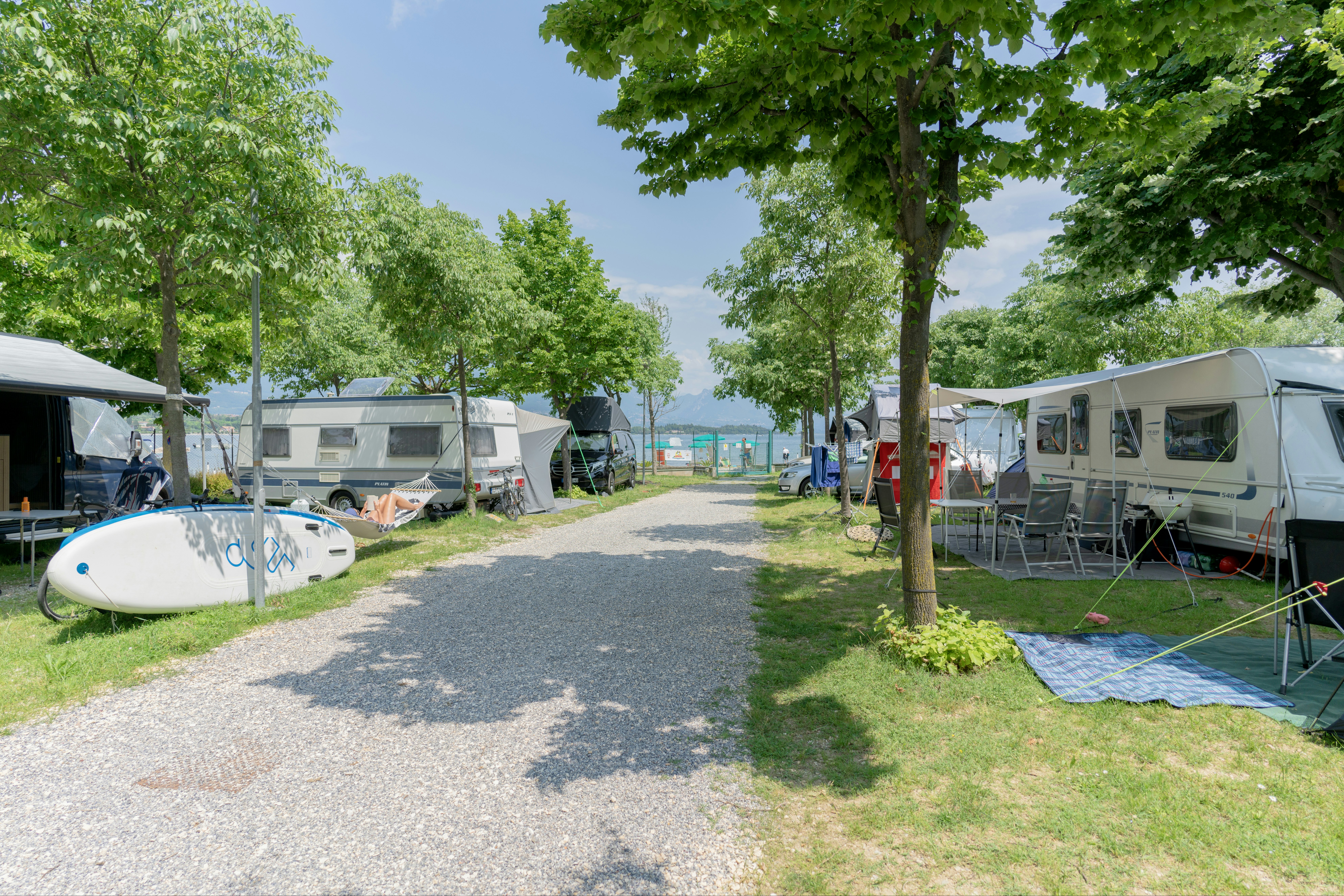 Camping Baia Verde - Standplätze auf dem Campingplatz