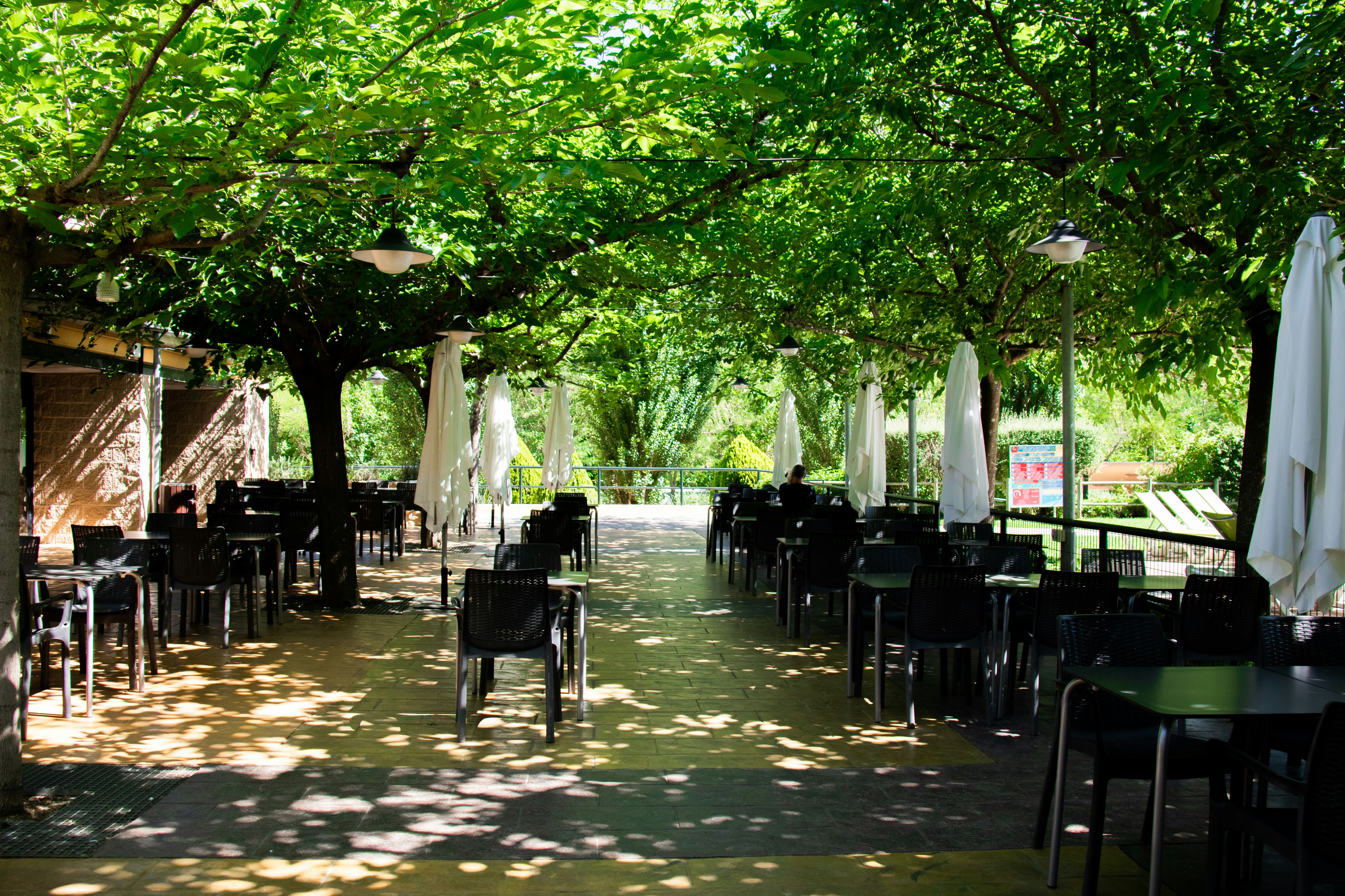 TAIGA Bassegoda Park  Camping Bassegoda Park - Außenbereich des Restaurants