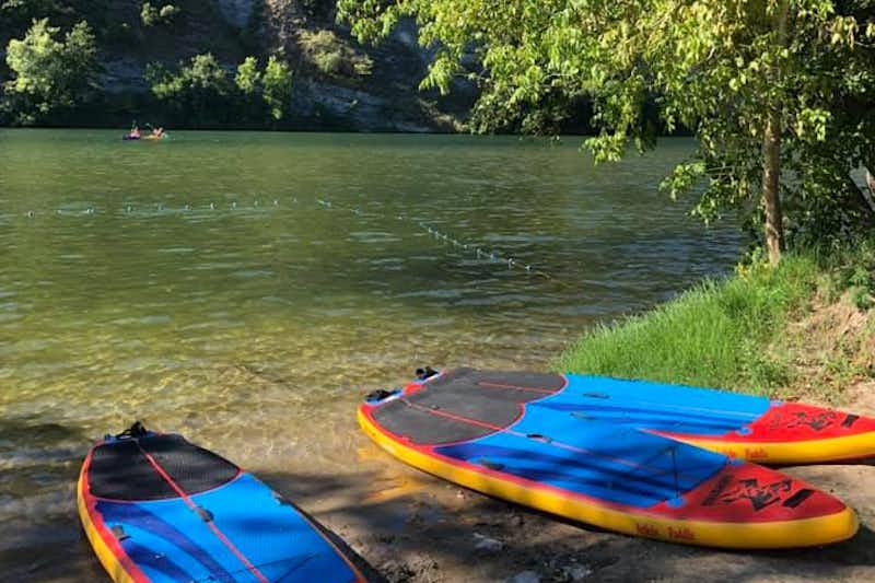 Camping Beau Rivage - Wassersportmöglichkeiten im Fluss