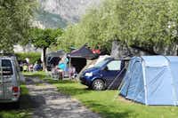 Camping Bellavista  -  Wohnwagen- und Zeltstellplatz vom Campingplatz im Grünen