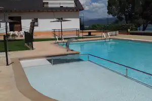 Camping Bellavista - Blick auf den Pool auf dem Campingplatz