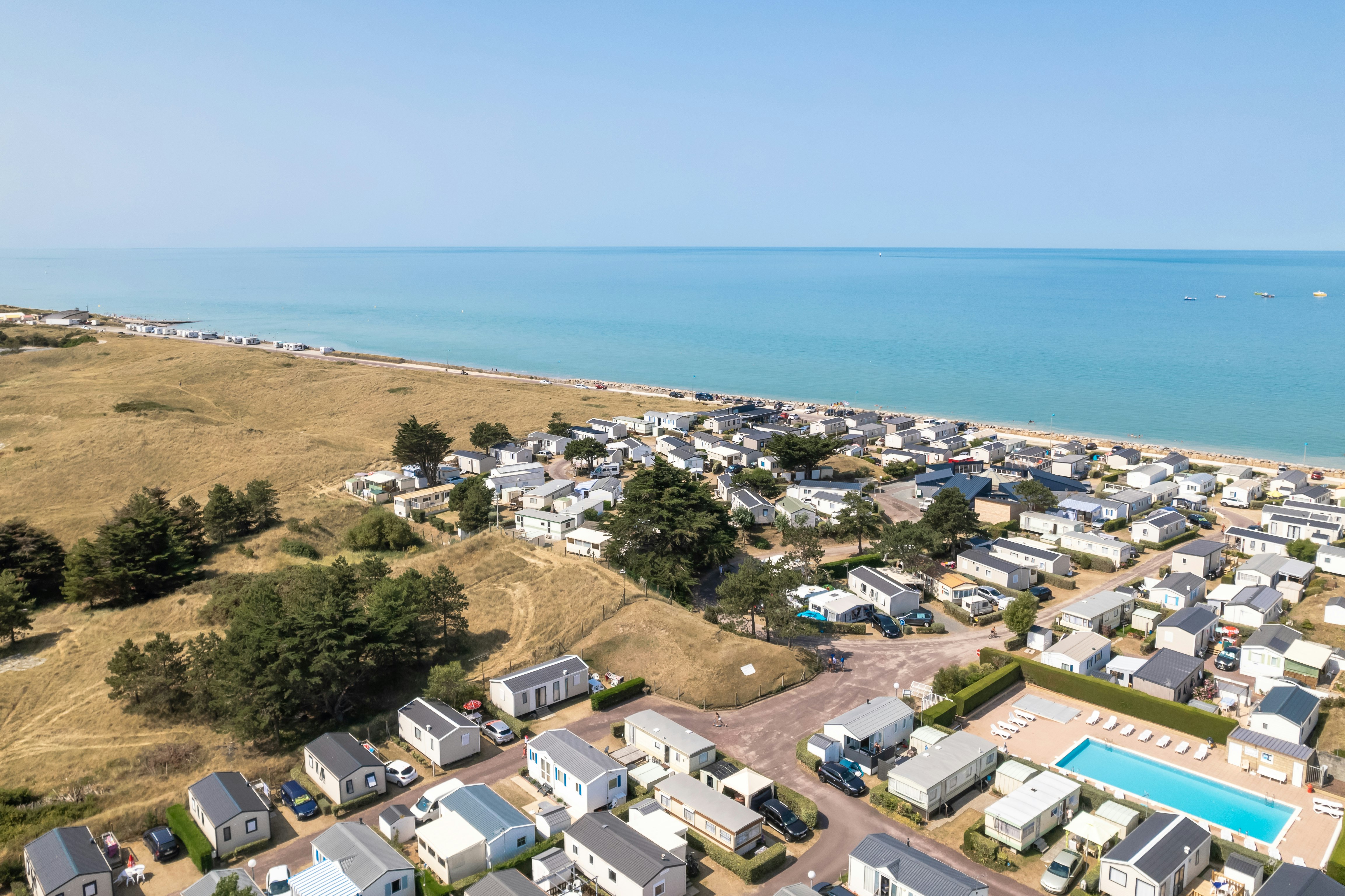 Camping Belle Etoile  - Luftaufnahme des Campingplatzes