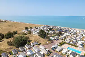 Camping Belle Etoile - Luftaufnahme des Campingplatzes