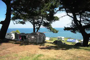 Camping Bellevue - Zeltplatz vom Campingplatz am Atlantischen Ozean in der Bretagne