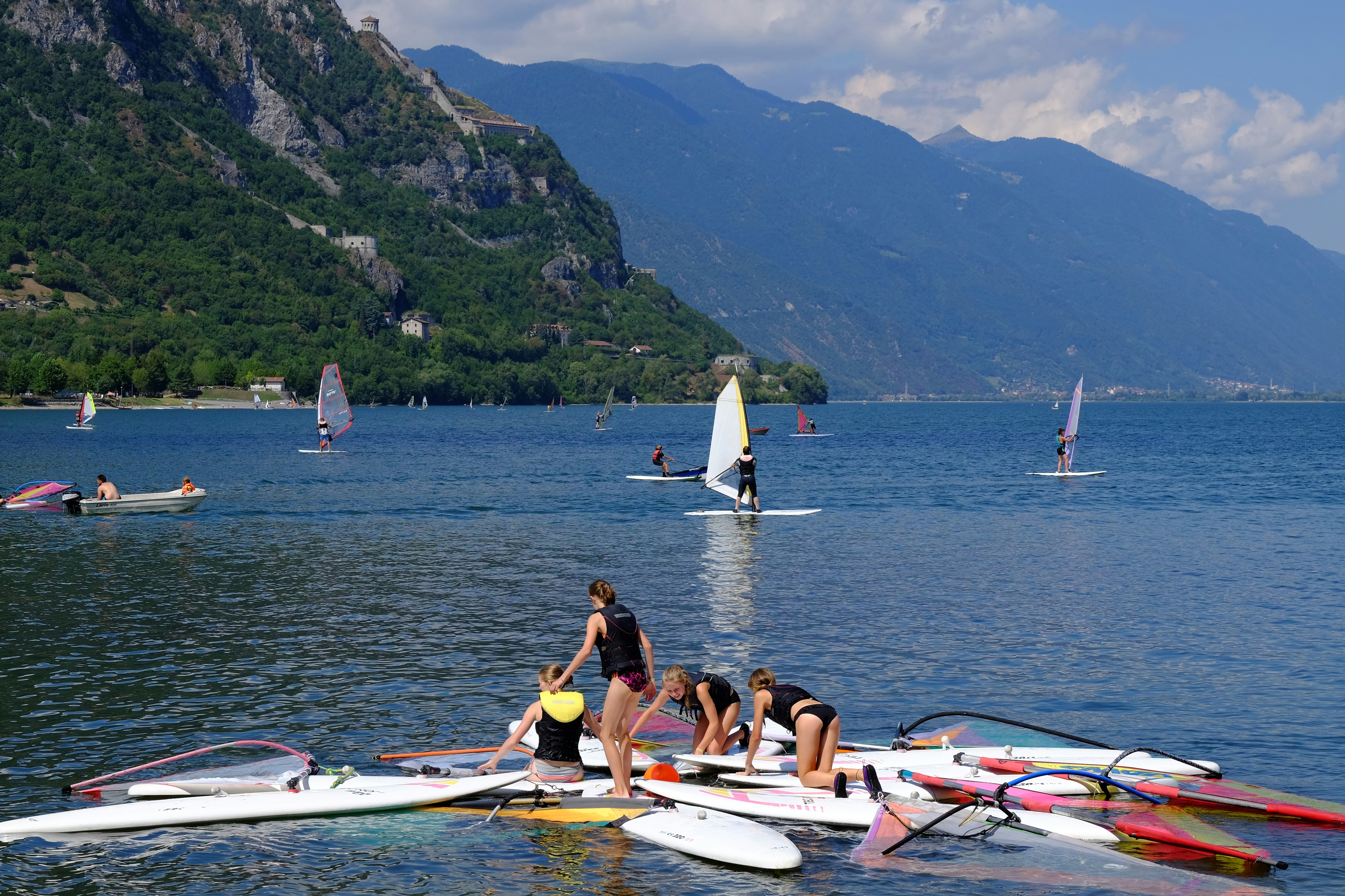 Camping Belvedere  - Windsurfen auf dem Gardasee am Campingplatz
