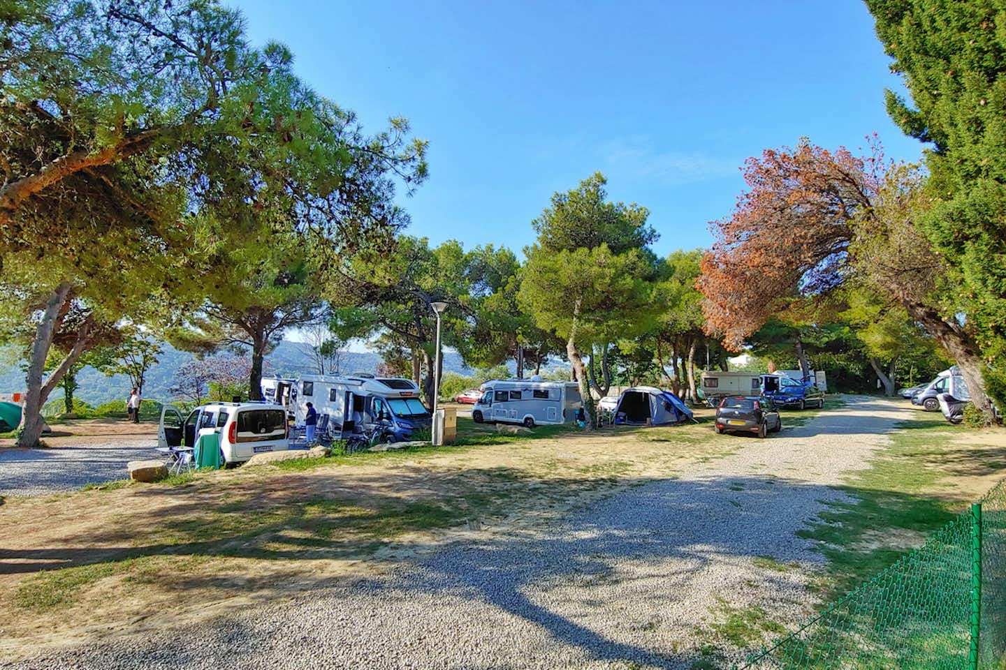 Camping Belvedere - Izola - Blick auf die Stellplätze auf dem Campingplatz
