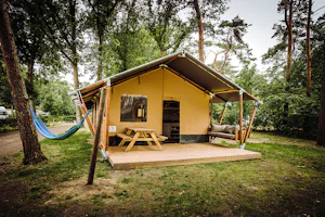Camping Beringerzand - Glamping-Zelt auf dem Campingplatz