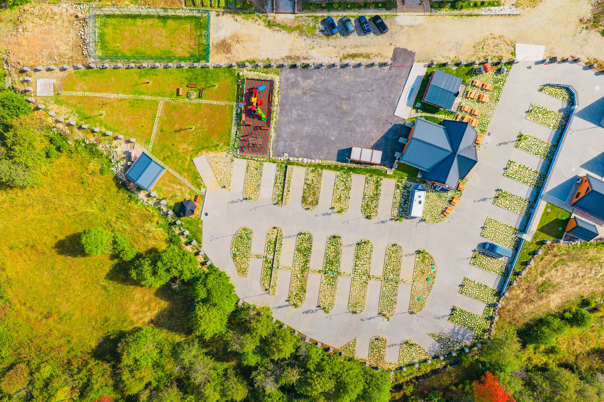 Interior living area at Camping Between The Mountains in Bansko