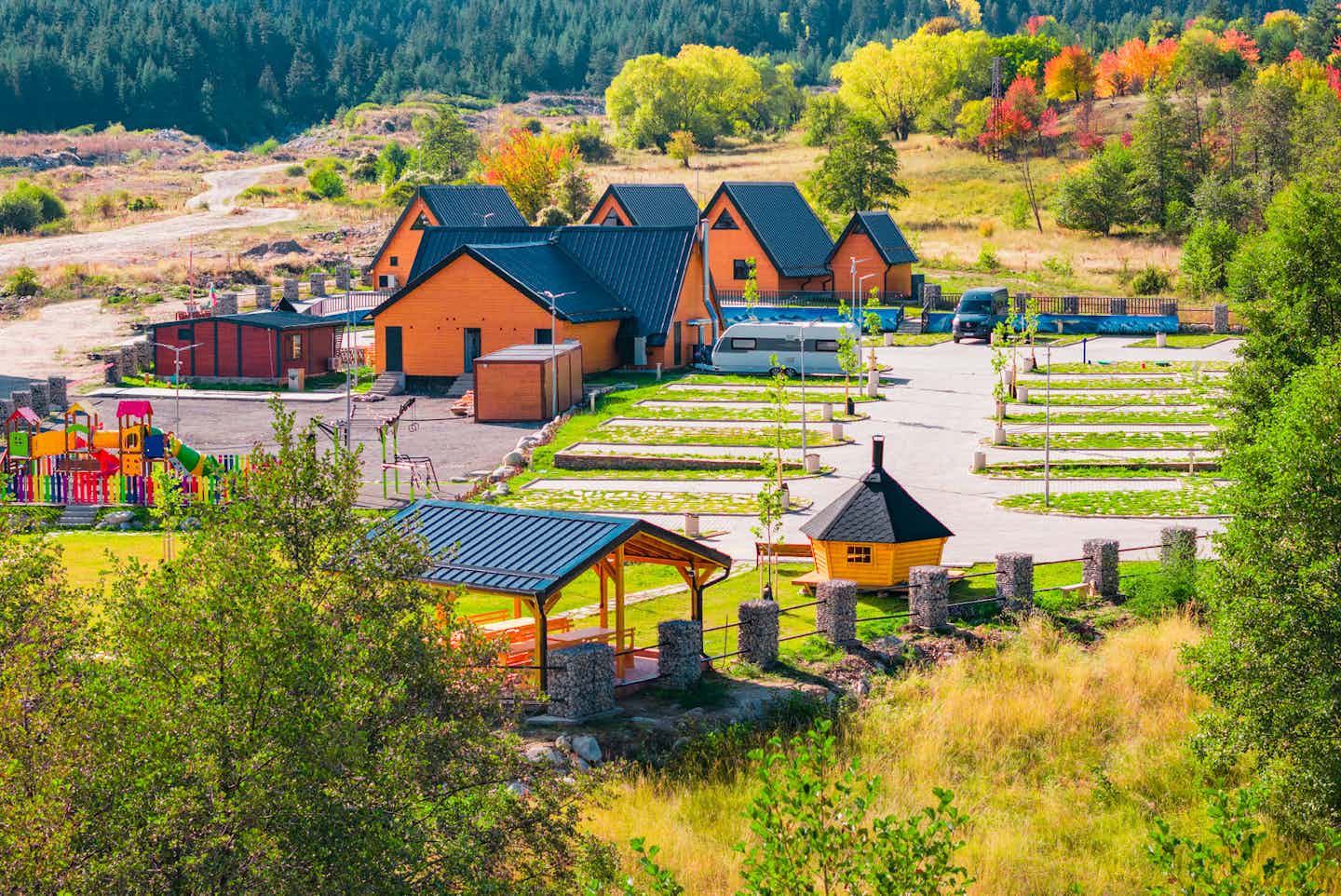 Camping Between the Mountains