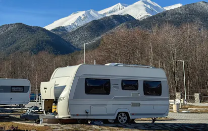 Camping Between the Mountains