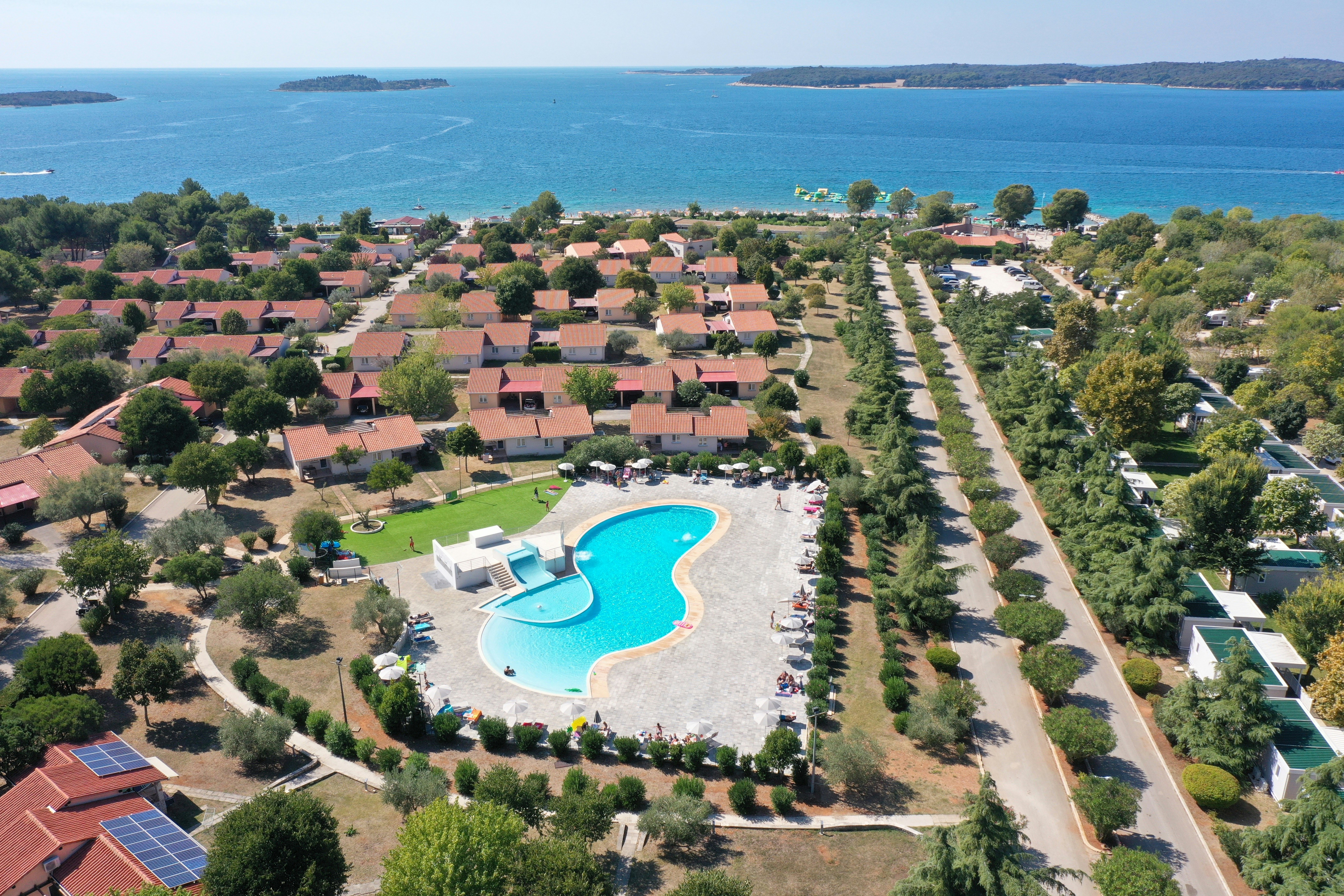 Camping Bi Village  - Luftaufnahme des Campingplatzes