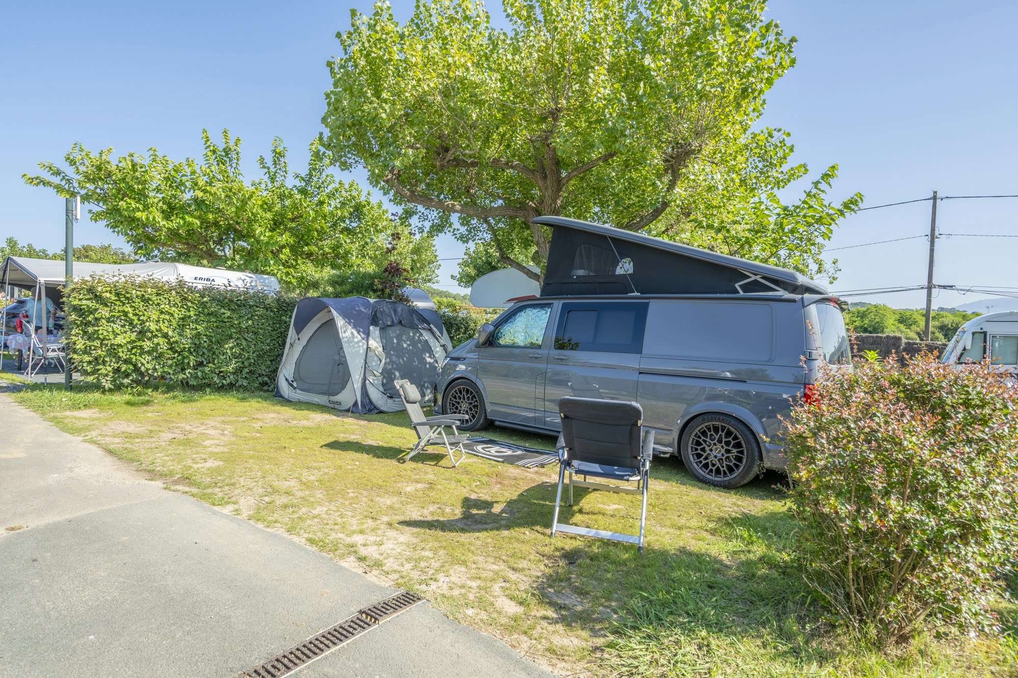 Biarritz Camping  Camping Biarritz - Standplätze auf dem Campingplatz