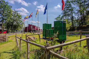 Camping Biggesee-Vier Jahreszeiten - Einfahrt des Campingplatzes