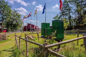 Camping Biggesee-Vier Jahreszeiten - Einfahrt des Campingplatzes