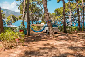 Camping Bijar - Standplatz für Zelte mit Meerblick