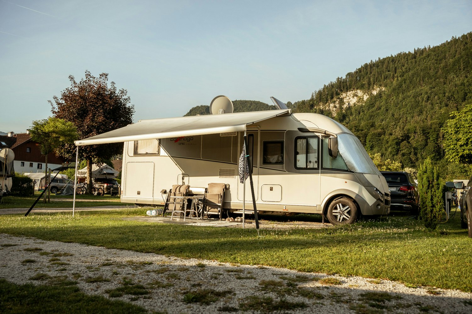 Paradiescamping Wolfgangsee Birkenstrand