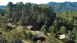 Camping Bivouac Nature - Campingplatz aus der Vogelperspektive